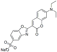 sodium 2-[7-(diethylamino)-2-oxo-2H-1-benzopyran-3-yl]benzoxazole-5-sulphonate CAS#: 93859-23-5