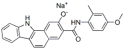 sodium 2-oxido-N-(4-methoxy-2-tolyl)-11H-benzo[a]carbazole-3-carboxamidate CAS#: 93964-25-1