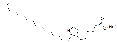 sodium 3-[2-[4,5-dihydro-2-(15-methylhexadecyl)-1H-imidazol-1-yl]ethoxy]propionate CAS#: 97158-48-0