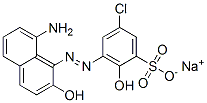 sodium 3-[(8-amino-2-hydroxy-1-naphthyl)azo]-5-chloro-2-hydroxybenzenesulphonate CAS#: 94159-95-2