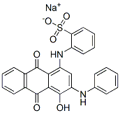 sodium [[3-anilino-9,10-dihydro-4-hydroxy-9,10-dioxo-1-anthryl]amino]benzenesulphonate CAS#: 94248-15-4
