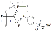sodium 4-[[1,4,4,5,5,5-hexafluoro-1,2,3-tris(trifluoromethyl)-2-pentenyl]oxy]benzenesulphonate CAS#: 94042-94-1