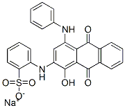 sodium [[4-anilino-9,10-dihydro-1-hydroxy-9,10-dioxo-2-anthryl]amino]benzenesulphonate CAS#: 94248-14-3