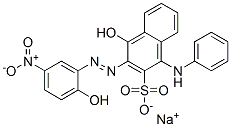 sodium 4-hydroxy-3-[(2-hydroxy-5-nitrophenyl)azo](phenylamino)naphthalene-2-sulphonate CAS#: 94247-73-1