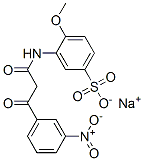 sodium 4-methoxy-3-[[3-(3-nitrophenyl)-1,3-dioxopropyl]amino]benzenesulphonate CAS#: 94134-37-9