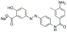 sodium 5-[[4-[(4-amino-3-methylbenzoyl)amino]phenyl]azo]salicylate CAS#: 93919-25-6