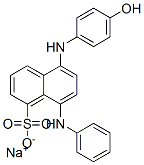 sodium 5-[(4-hydroxyphenyl)amino]-8-(phenylamino)naphthalenesulphonate CAS#: 94159-57-6