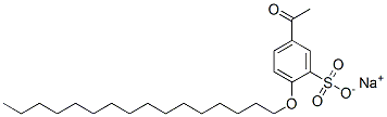sodium 5-acetyl-2-(hexadecyloxy)benzenesulphonate CAS#: 94134-65-3