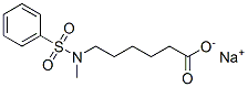 sodium 6-[methyl(phenylsulphonyl)amino]hexanoate CAS#: 94199-71-0