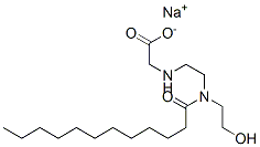 sodium N-[2-[(2-hydroxyethyl)(1-oxododecyl)amino]ethyl]glycinate CAS#: 94087-04-4