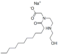 sodium N-[2-[(2-hydroxyethyl)amino]ethyl]-N-(1-oxododecyl)glycinate CAS#: 94023-30-0