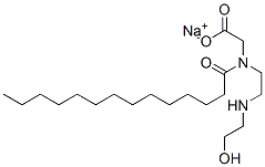 sodium N-[2-[[2-hydroxyethyl]amino]ethyl]-N-(1-oxotetradecyl)glycinate CAS#: 94087-03-3