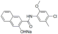 sodium N-(4-chloro-2-methoxy-5-methylphenyl)-3-hydroxynaphthalene-2-carboxamidate CAS#: 93964-23-9