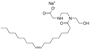 sodium (Z)-N-[2-[(2-hydroxyethyl)(1-oxo-9-octadecenyl)amino]ethyl]glycinate CAS#: 94087-11-3