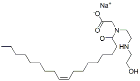 sodium (Z)-N-[2-[(2-hydroxyethyl)amino]ethyl]-N-(1-oxo-9-octadecenyl)glycinate CAS#: 93858-32-3