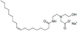 sodium (Z)-N-(2-hydroxyethyl)-N-[2-[(1-oxo-9-octadecenyl)amino]ethyl]glycinate CAS#: 93919-85-8