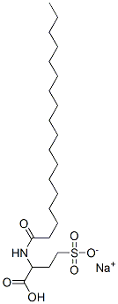 sodium hydrogen 2-[(1-oxooctadecyl)amino]-4-sulphonatobutyrate CAS#: 94291-92-6