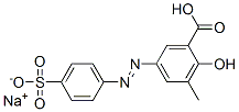 sodium hydrogen 3-methyl-5-[(4-sulphonatophenyl)azo]salicylate CAS#: 94386-28-4
