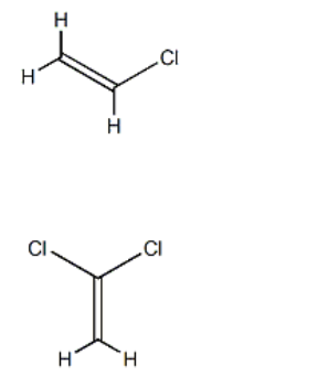 structure of POLY(VINYLIDENE CHLORIDE-CO-VINYL CHLORIDE) CAS-9011-06-7