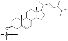 tert-Butyl-[10,13-dimethyl-17-(1,4,5-trimethyl-hex-2-enyl)-2,3,4,9,10,11,12,13,14,15,16,17-dodecahydro-1H-cyclopenta[a]phenanthren-3-yloxy]-dimethyl-silane CAS#: 95307-26-9