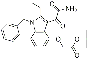 tert-butyl 2-{[1-benzyl-3-(carbaMoylcarbonyl)-2-ethyl-1H-indol-4-yl]oxy}acetate CAS#: 889675-08-5
