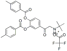 (tert-butyl)[beta-oxo-3,4-bis(p-toluoyloxy)phenethyl]ammonium trifluoroacetate CAS#: 94107-63-8