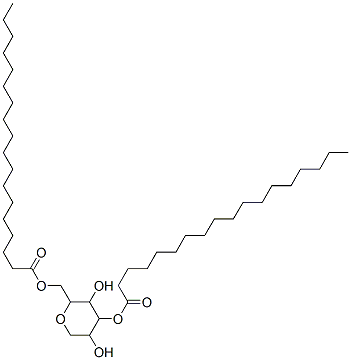 tetrahydro-3,5-dihydroxy-2-[[(1-oxooctadecyl)oxy]methyl]-2H-pyran-4-yl stearate CAS#: 93892-64-9