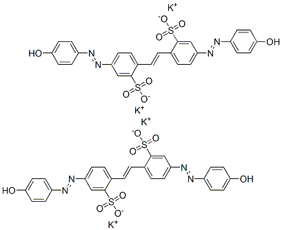 tetrapotassium 4,4'-bis[(4-hydroxyphenyl)azo]stilbene-2,2'-disulphonate CAS#: 94134-52-8