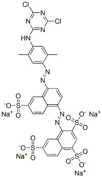 tetrasodium 4-[[4-[[4-[(4,6-dichloro-1,3,5-triazin-2-yl)amino]-2,5-dimethylphenyl]azo]-6-sulphonato-1-naphthyl]azo]naphthalene-1,3,6-trisulphonate CAS#: 94135-84-9