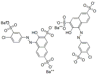 tribarium bis[4-[(4-chloro-3-sulphonatophenyl)azo]-3-hydroxynaphthalene-2,7-disulphonate] CAS#: 94109-21-4
