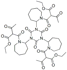 triethyl 2,2',2''-[(2,4,6-trioxo-1,3,5-triazine-1,3,5(2H,4H,6H)-triyl)tris(hexane-6,1-diyliminocarbonyl)]tris[3-oxobutyrate] CAS#: 97171-71-6