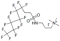 trimethyl-3-[[(3,3,4,4,5,5,6,6,7,7,8,8,8-tridecafluorooctyl)sulphonyl]amino]propylammonium iodide CAS#: 94088-80-9