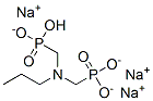 trisodium hydrogen [(propylimino)bis(methylene)]diphosphonate CAS#: 94199-79-8
