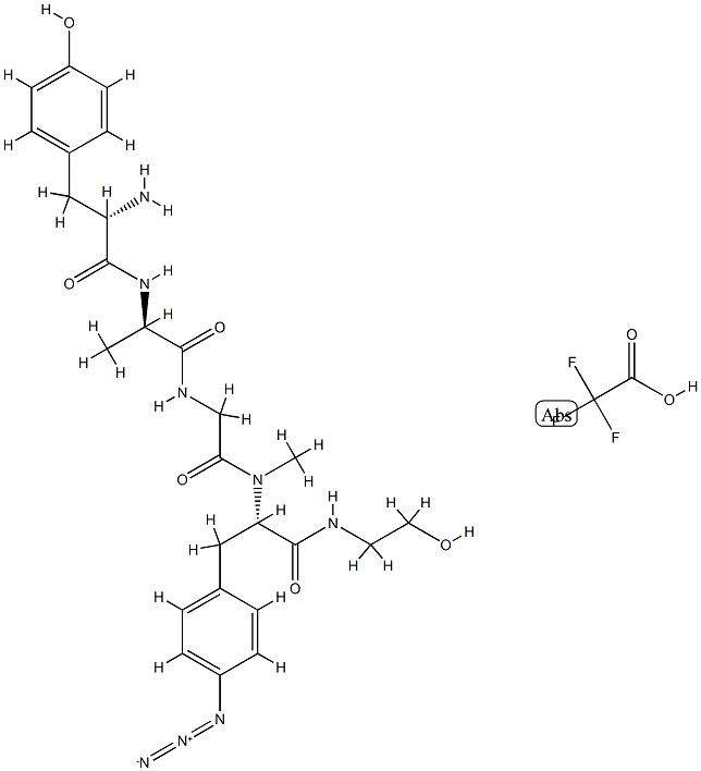 tyrosyl-alanyl-glycyl-(4-azidomethylphenylalanyl)-glycine-OH CAS#: 95537-14-7