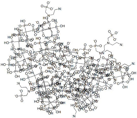 undecaammonium hydrogen [ethane-1,2-diylbis[[(phosphonatomethyl)imino]ethane-2,1-diylnitrilobis(methylene)]]tetrakisphosphonate CAS#: 94023-11-7