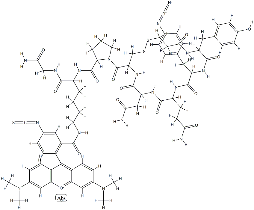 vasopressin, 1-desamino-(8-rhodamine-Lys)- CAS#: 97813-21-3