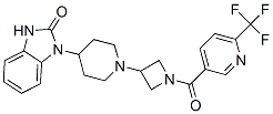 1-[1-(1-([6-(TRIFLUOROMETHYL)PYRIDIN-3-YL]CARBONYL)AZETIDIN-3-YL)PIPERIDIN-4-YL]-1,3-DIHYDRO-2H-BENZIMIDAZOL-2-ONE CAS#: 909682-47-9