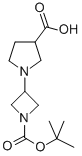1-(1-TERT-BUTOXYCARBONYL-AZETIDIN-3-YL)-PYRROLIDINE-3-CARBOXYLIC ACID CAS#: 903094-68-8