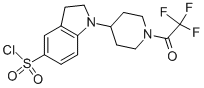 1-[1-(trifluoroacetyl)piperidin-4-yl]indoline-5-sulfonyl chloride CAS#: 935534-42-2