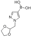 1-[1,3]-Dioxolan-2-ylmethyl-1H-pyrazole-4-boronic acid CAS#: 947533-27-9