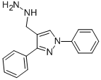 1-((1,3-diphenyl-1H-pyrazol-4-yl)methyl)hydrazine CAS#: 926250-44-4