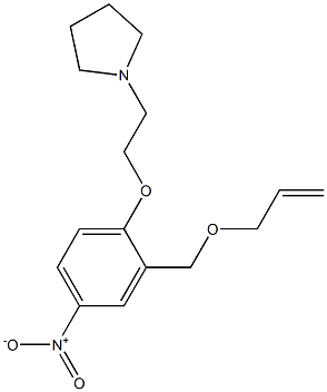 1-(2-(2-((ALLYLOXY)METHYL)-4-NITROPHENOXY)ETHYL)PYRROLIDINE CAS#: 937273-32-0