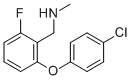 1-[2-(4-CHLOROPHENOXY)-6-FLUOROPHENYL]-N-METHYLMETHYLAMINE CAS#: 902836-83-3