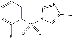 1-(2-Bromophenylsulfonyl)-4-methyl-1H-imidazole CAS#: 951884-07-4