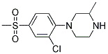 1-[2-CHLORO-4-(METHYLSULFONYL)PHENYL]-3-METHYLPIPERAZINE CAS#: 942474-68-2