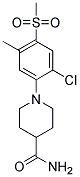 1-[2-CHLORO-5-METHYL-4-(METHYLSULFONYL)PHENYL]PIPERIDINE-4-CARBOXAMIDE CAS#: 942474-57-9