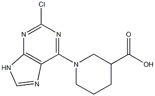 1-(2-Chloro-9H-purin-6-yl)-piperidine-3-carboxylic acid CAS#: 919719-34-9