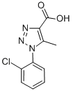 1-(2-Chloro-phenyl)-5-methyl-1H-[1,2,3]triazole-4-carboxylic acid CAS#: 99074-45-0