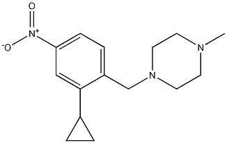 1-[(2-Cyclopropyl-4-nitrophenyl)methyl]-4-methylpiperazine CAS#: 943320-68-1