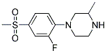 1-[2-FLUORO-4-(METHYLSULFONYL)PHENYL]-3-METHYLPIPERAZINE CAS#: 914637-61-9